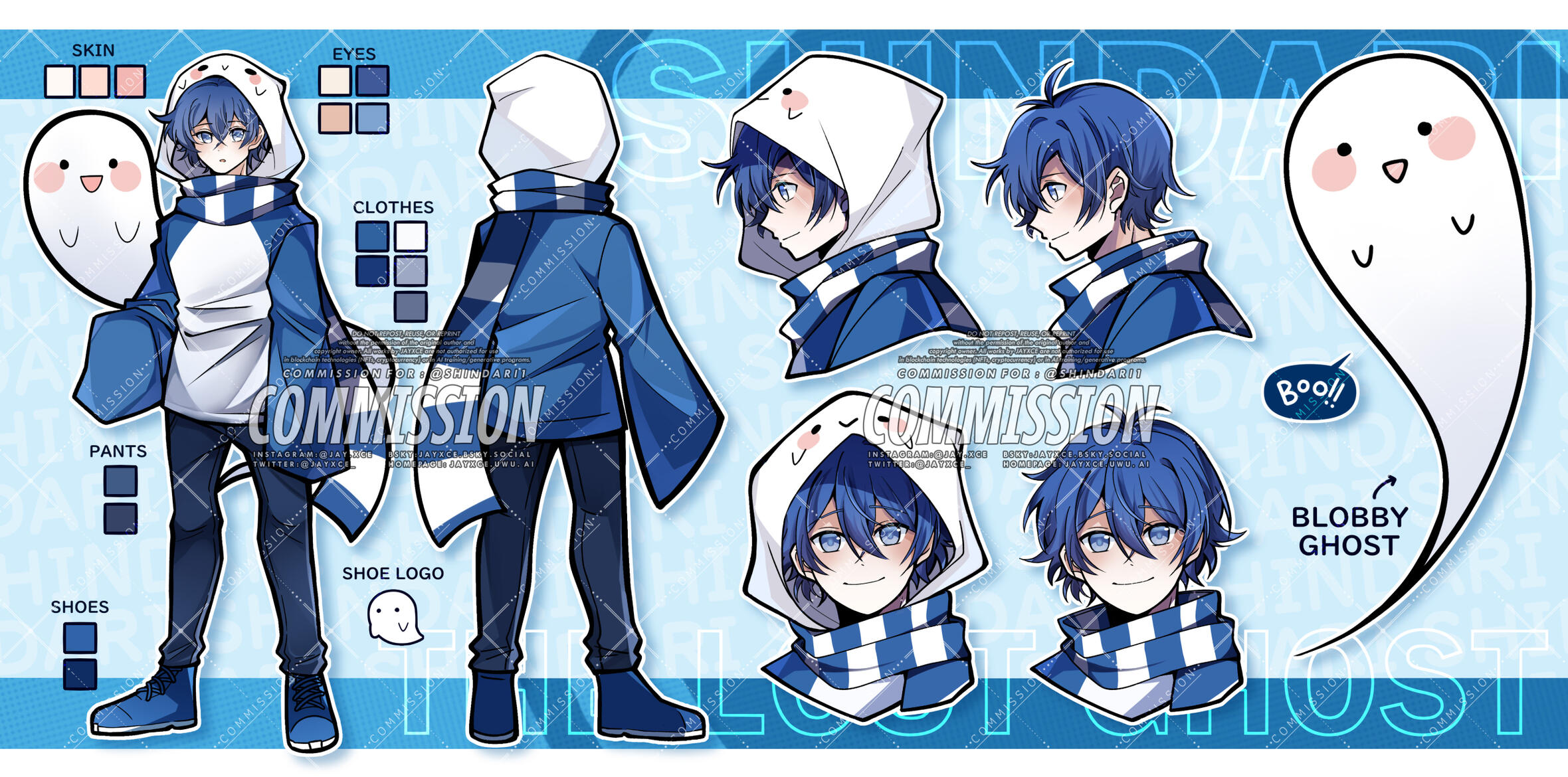 2022 - Shindari Character Reference Sheet (Full Body)