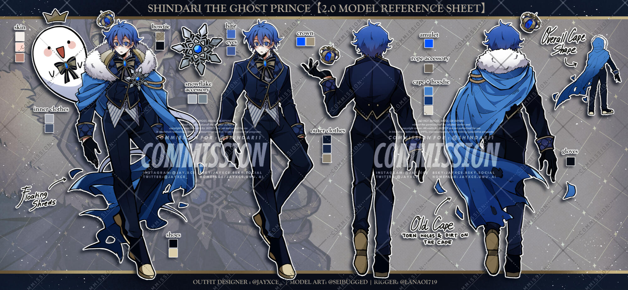 2023 - Shindari Character Reference Sheet (Full Body)