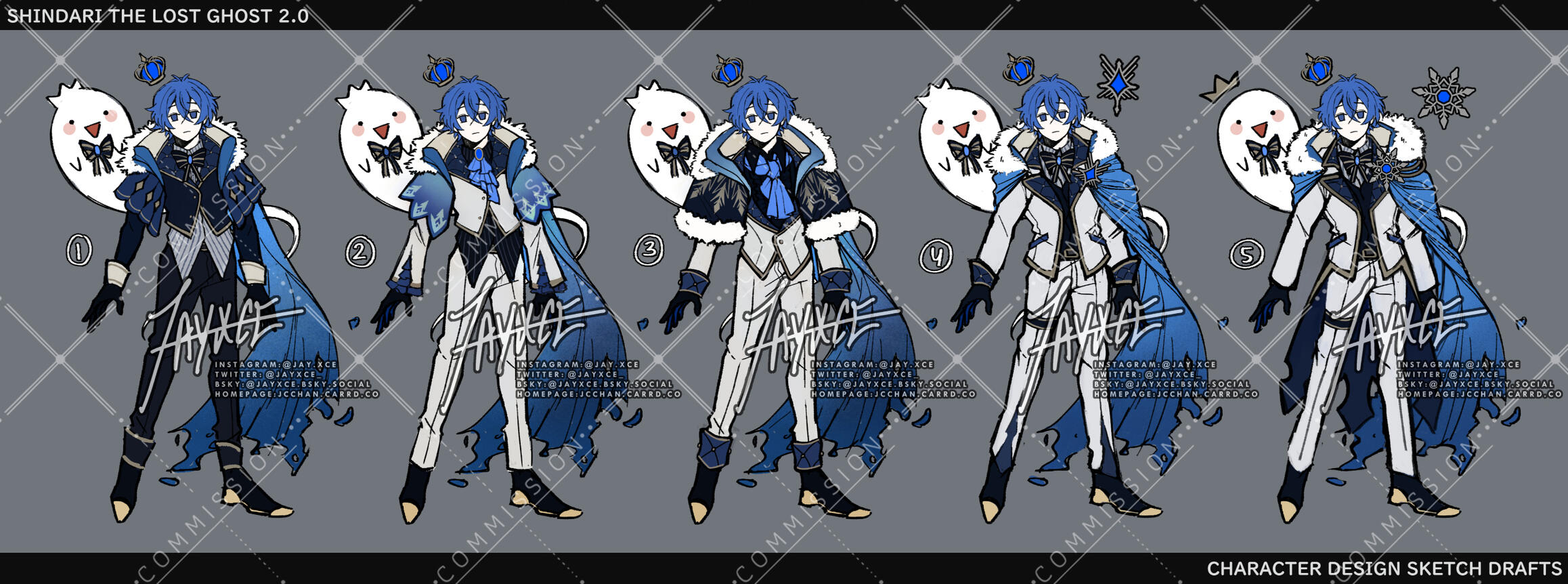 2022 - Shindari Character Design (Draft Ideas)