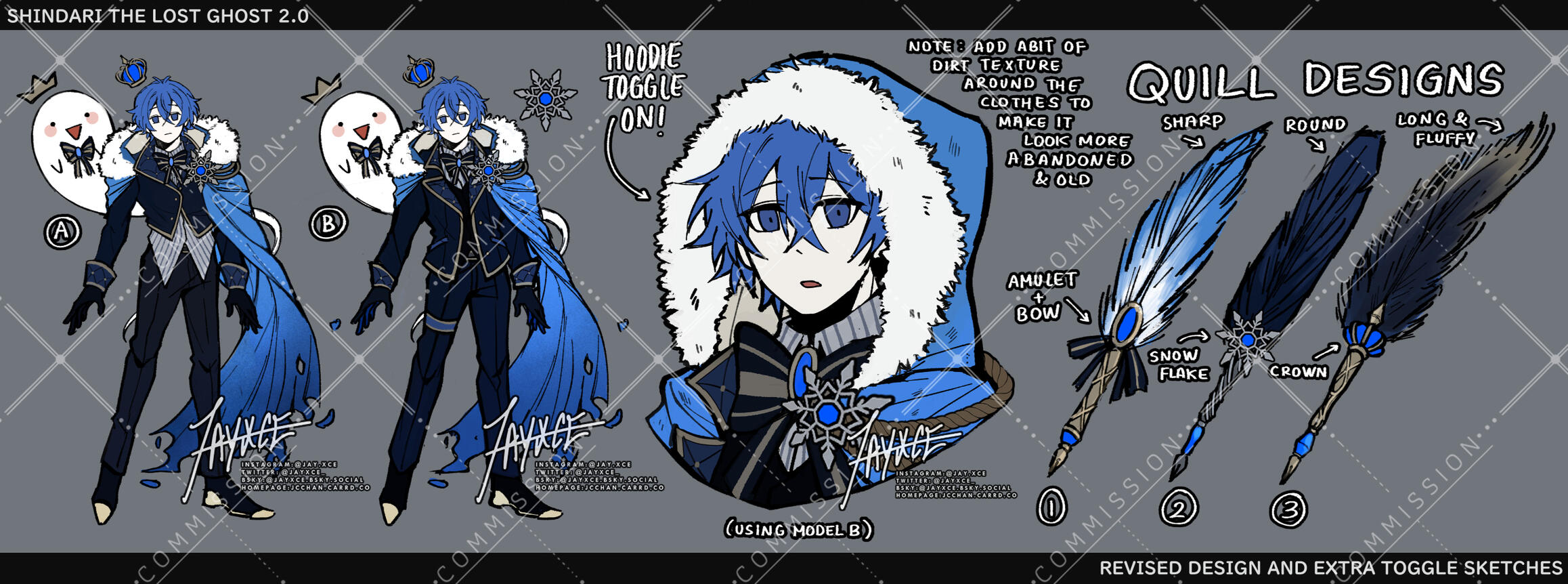 2022 - Shindari Character Design (Revised Design and Extra Toggles)