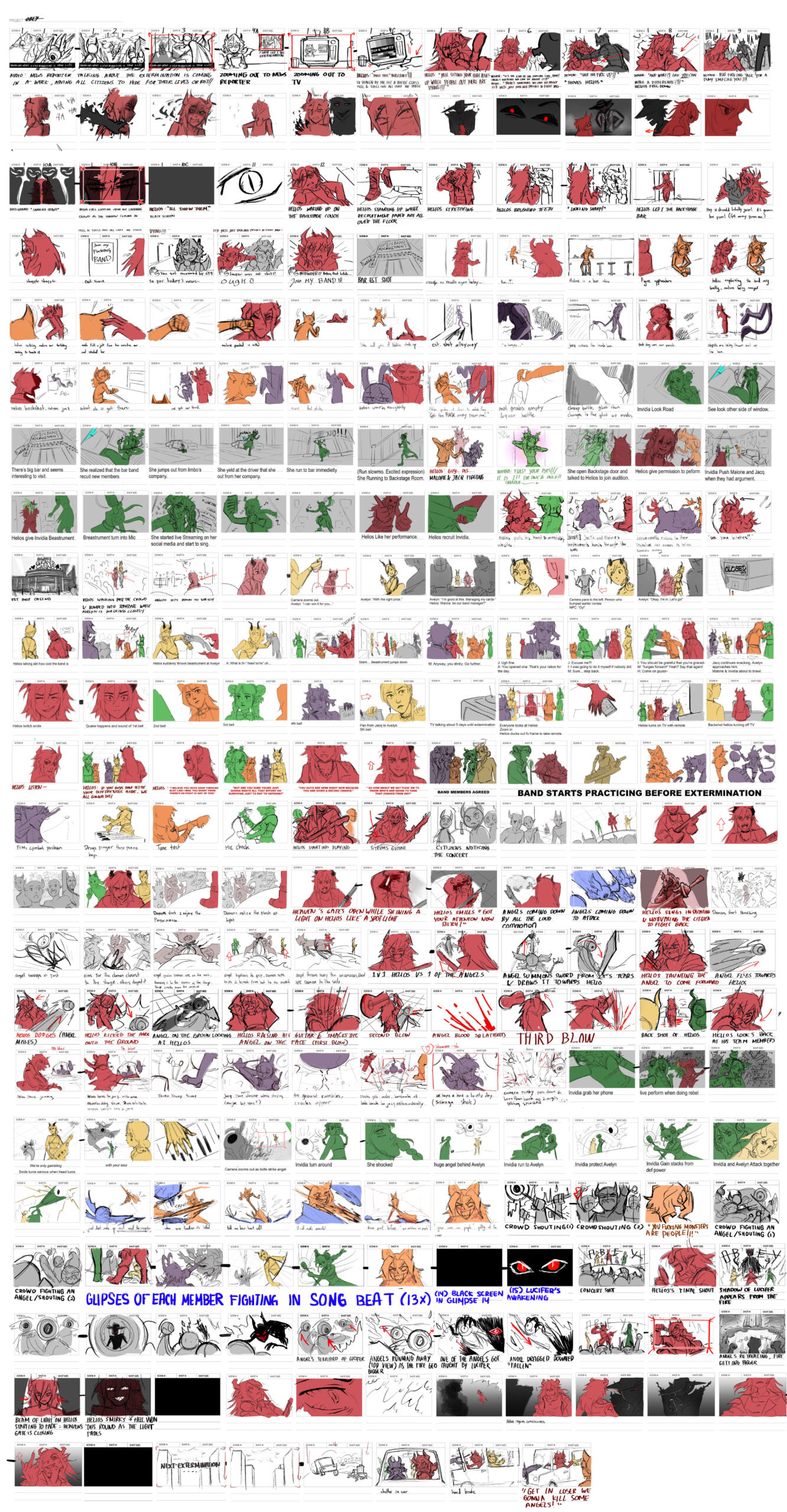 Obey Full Storyboard