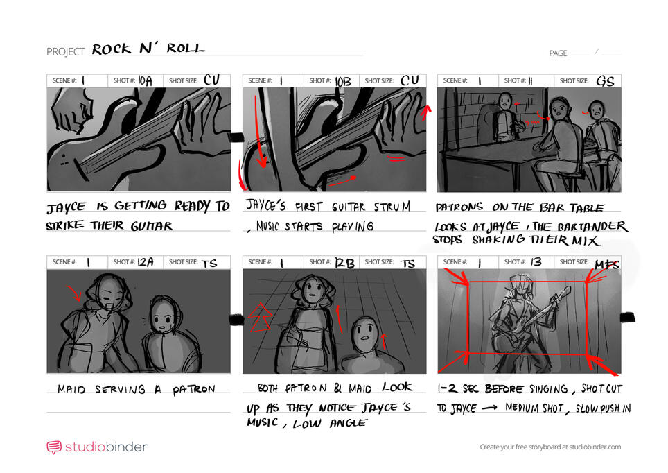 Rock N&#39; Rebel Storyboard (4)