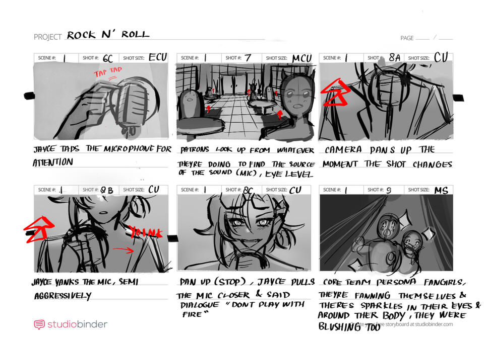 Rock N&#39; Rebel Storyboard (3)