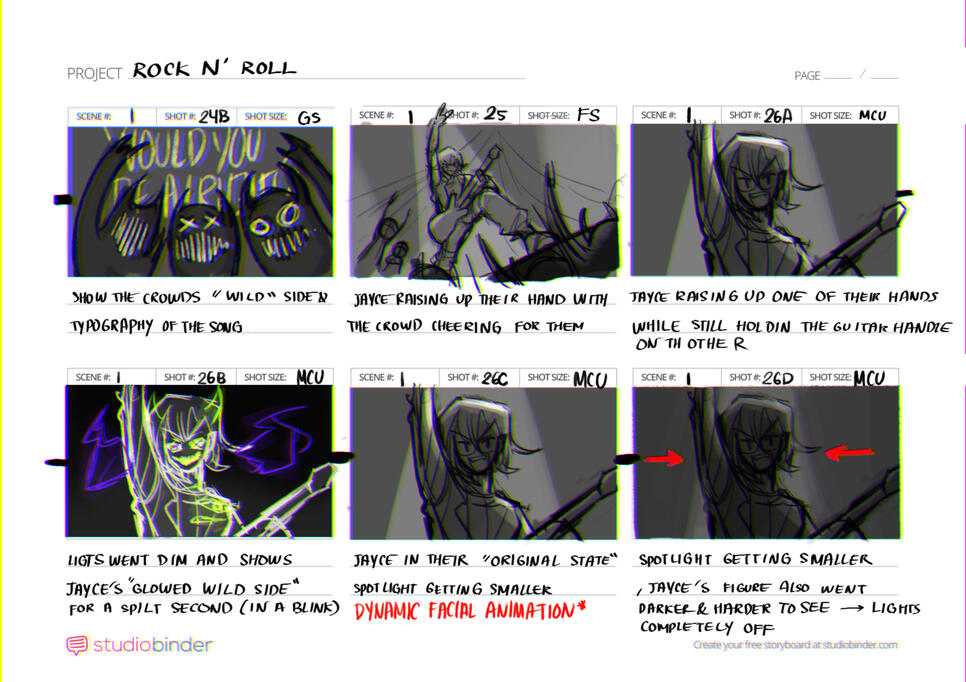 Rock N&#39; Rebel Storyboard (8)