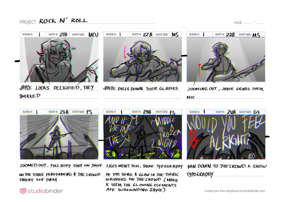 Rock N&#39; Rebel Storyboard (7)