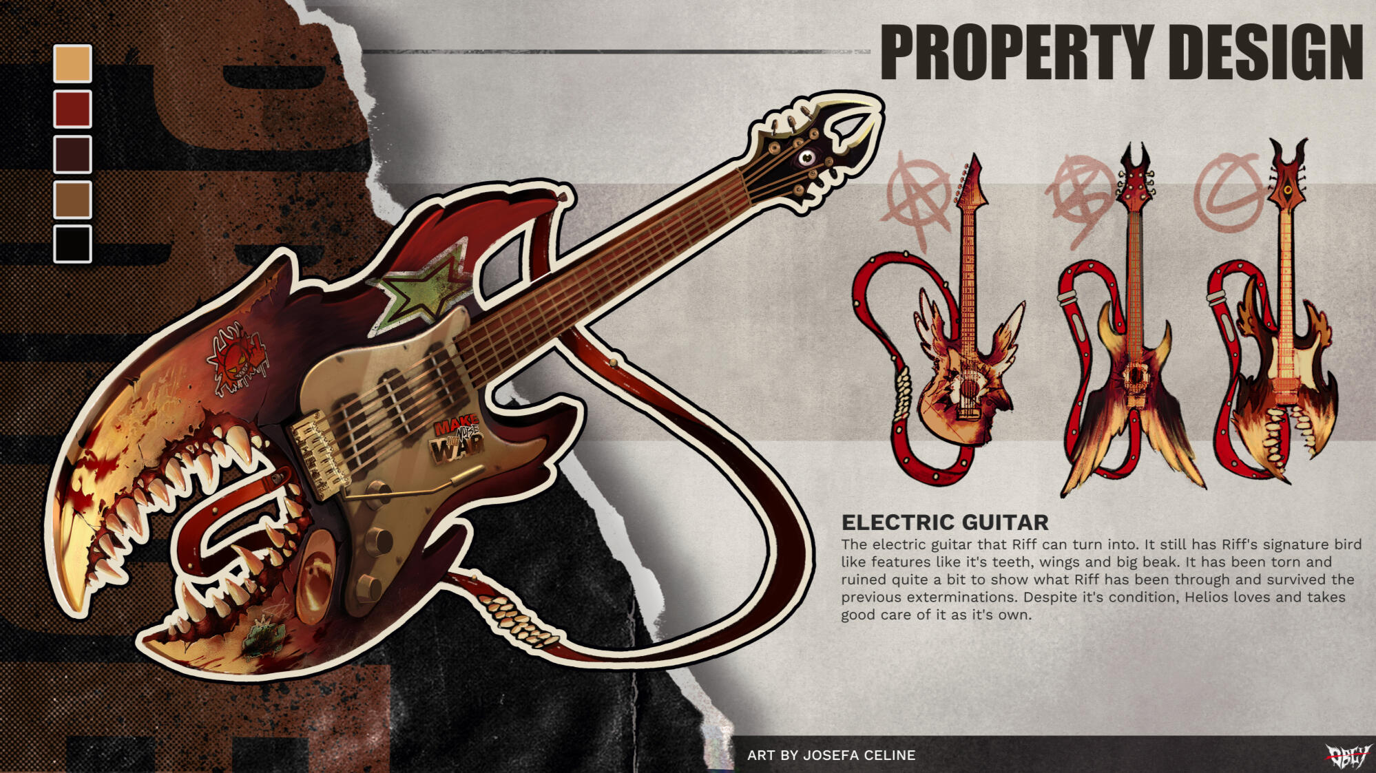 【O̶B̶E̶Y̶】Electric Guitar - Property Design