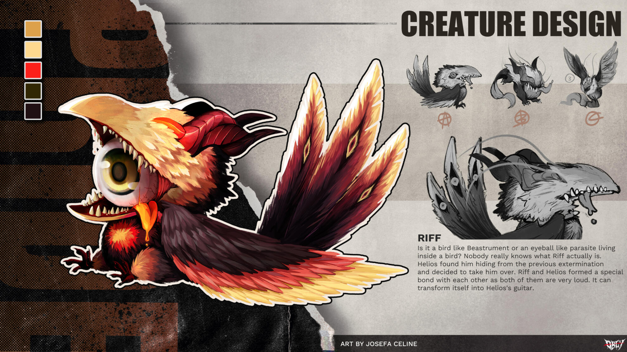 【O̶B̶E̶Y̶】Riff - Creature Design