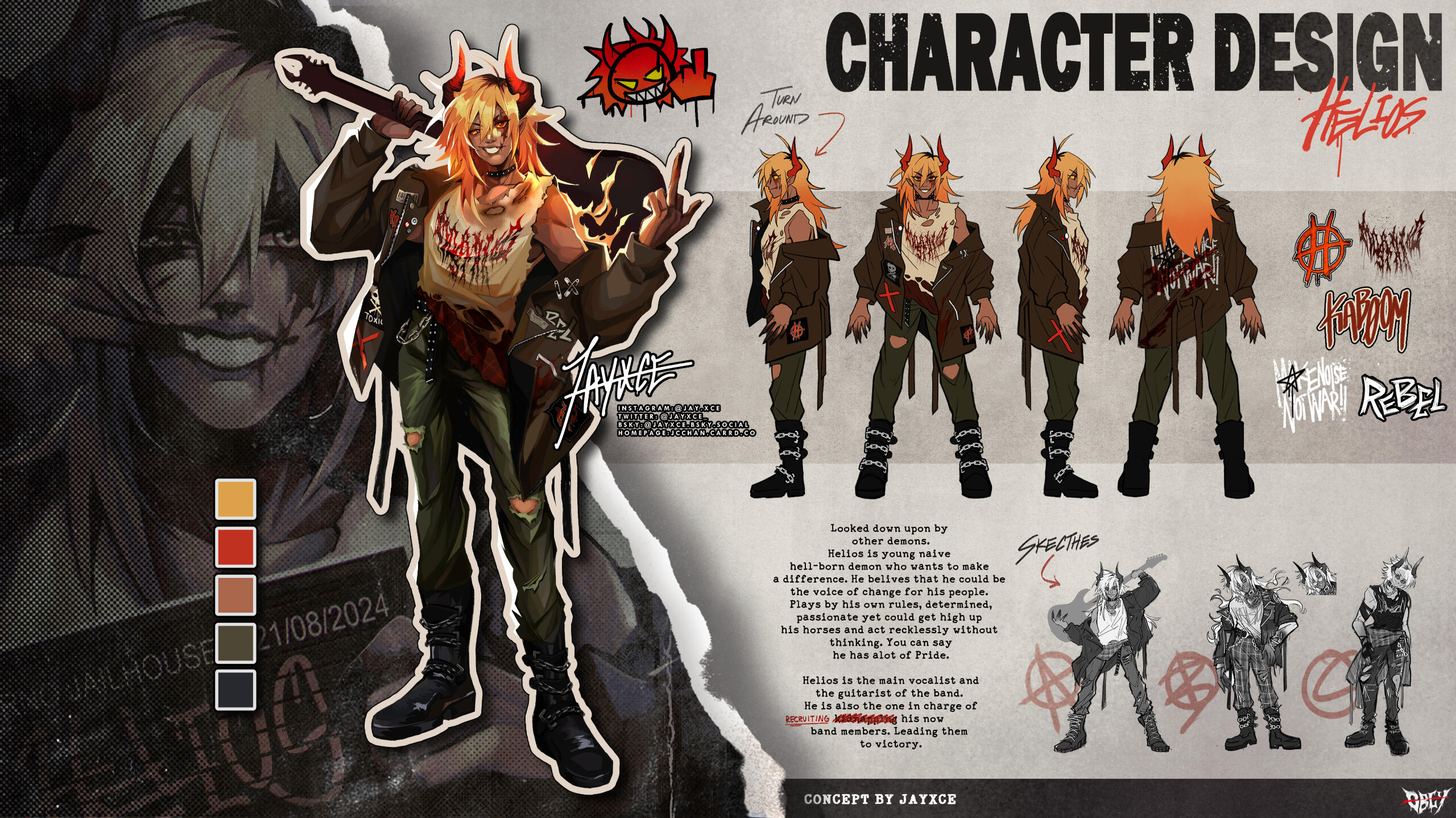 【O̶B̶E̶Y̶】Helios - Character Design