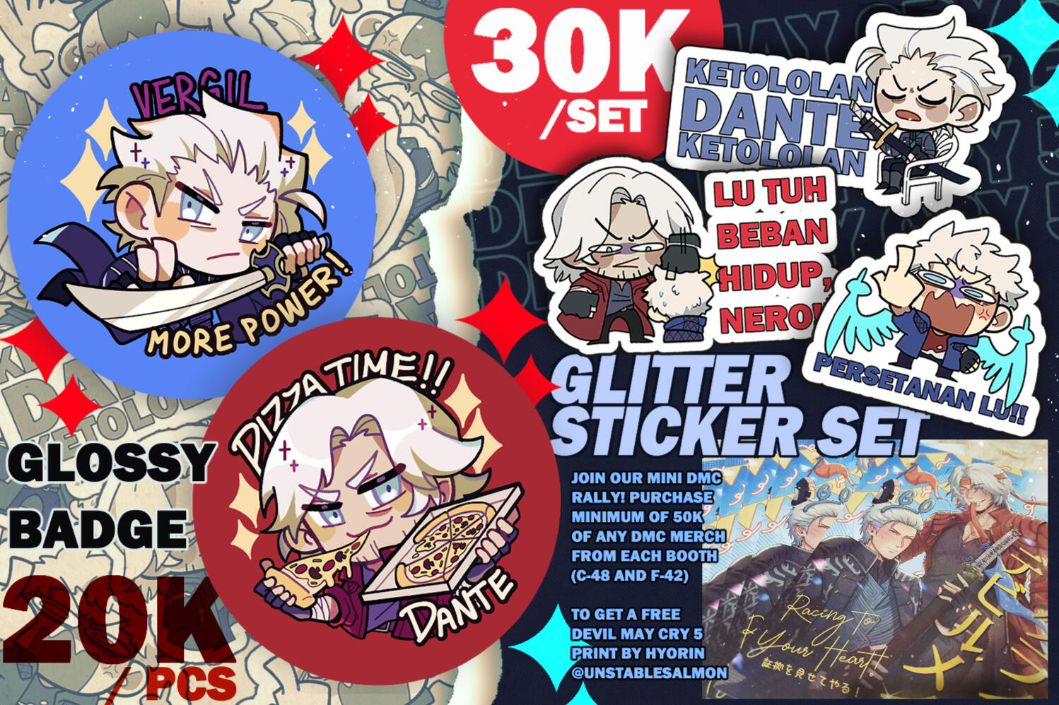 2023 -【Comifuro17】 Devil May Cry Merchandise