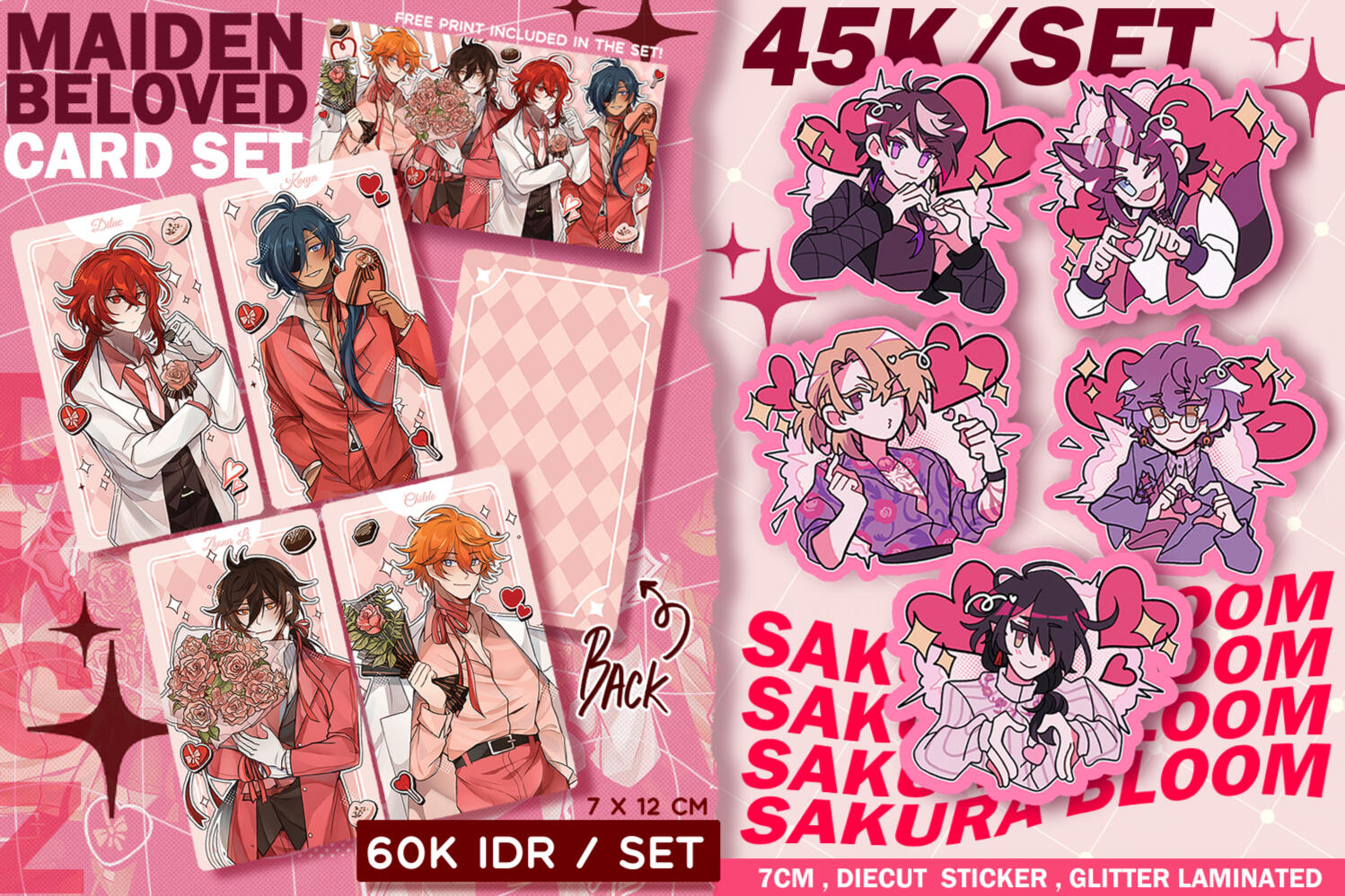 2023 -【Comifuro17】 Genshin Impact & Luxiem Merchandise